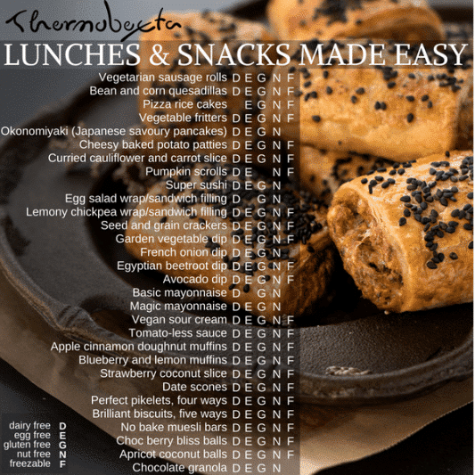 lunches and snacks made easy index